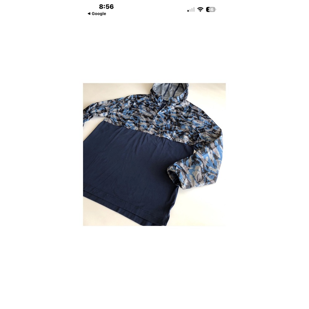 Under Armour Men's Lightweight Hooded Jacket Camo‎ Blue XL
